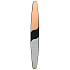 Solingen Nail file with polish, colored, flat 4 colored surfaces 5312
