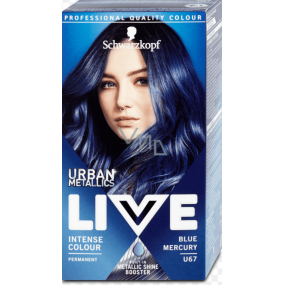 Schwarzkopf Live Urban Metallics hair color U67 Blue Mercury