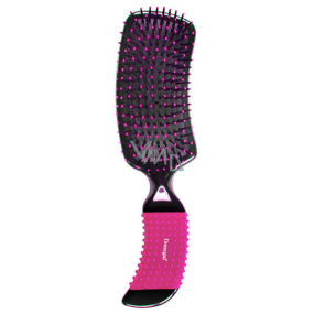Donegal Plastic hair brush with pad 21.5 cm various colors 9013