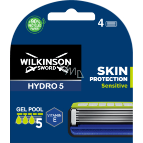 Wilkinson Hydro 5 Gel Pool Sensitive spare blades for men 4 pieces