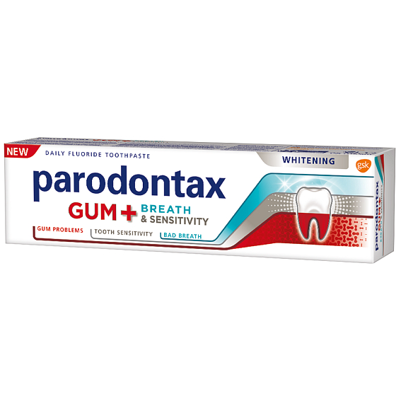 Parodontax Gum+Breath and Sensitivity Whitening Toothpaste 75 ml