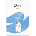 Dove Original Deeply Nourishing moisturizing shower gel 250 ml + Original antiperspirant deodorant spray 150 ml, cosmetic set for women