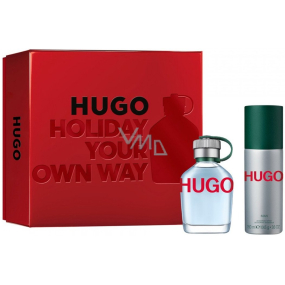 Hugo Boss Hugo Man eau de toilette 75 ml + deodorant spray 150 ml, gift set for men