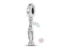 Sterling silver 925 Religious charms Our Lady of Lourdes, bracelet pendant