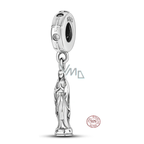 Sterling silver 925 Religious charms Our Lady of Lourdes, bracelet pendant