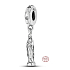 Sterling silver 925 Religious charms Our Lady of Lourdes, bracelet pendant