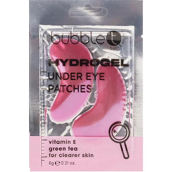 Bubble´t Vitamin E & Green Tea hydrogel eye pads for brighter skin 1 pair 6 g