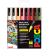 Posca Universal acrylic marker set 0,9 - 1,3 mm Autumn mix of earth tones 8 pieces PC-3M