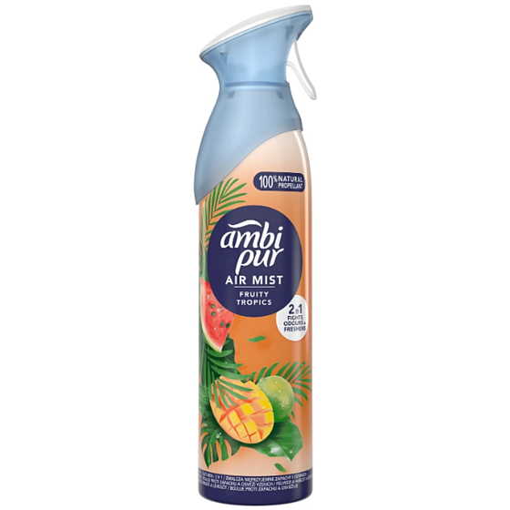 Ambi Púr Fruity Tropics - Tropical fruit air freshener spray 185 ml