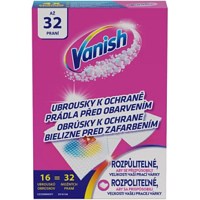 Vanish Color Protect Wipes 16 pcs (32 washes)