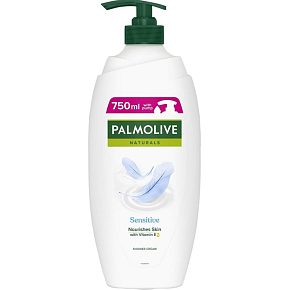 Palmolive Naturals Milk Sensitive Protein Shower Gel Pump, 750 ml