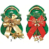 Bells with ribbon for hanging 25 cm