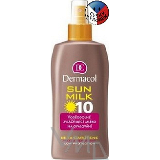 Dermacol Sun Milk SPF10 Waterproof Softening Sun Lotion 200 ml Spray
