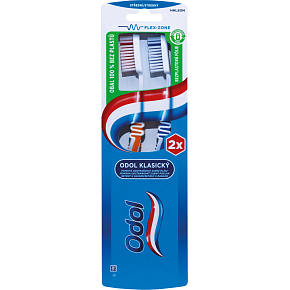 Odol Toothbrush, Medium Soft, 2 pcs