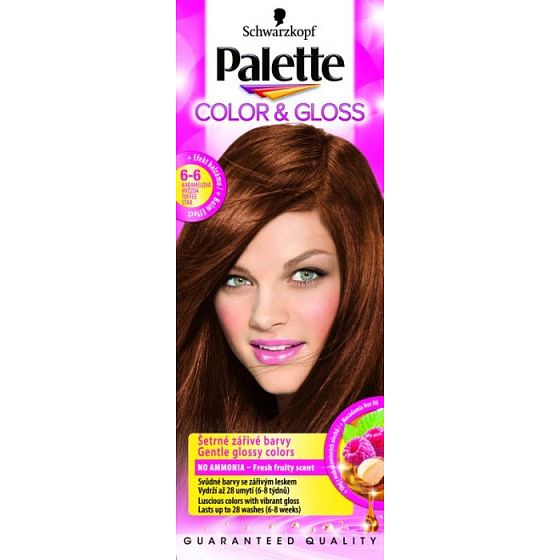 Schwarzkopf Palette Color & Gloss hair color 6 - 6 Caramel star