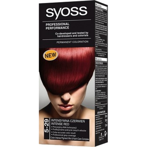 Syoss Professional Hair Color 5 - 29 Intense Red