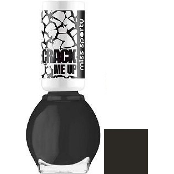 Miss Sports Crack Me Up Nail Polish Black 7 ml