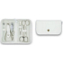 Kellermann 3 Swords Luxury manicure 6 pieces Articial Leather made of high quality artificial leather White 7830 FN