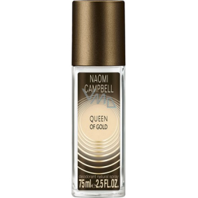 Naomi Campbell Queen of Gold perfumed deodorant glass for women 75 ml