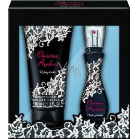 Christina Aguilera Unforgettable perfumed water for women 15 ml + shower gel 50 ml, gift set