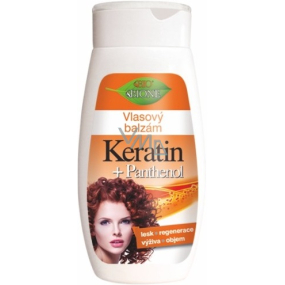 Bione Cosmetics Keratin & Panthenol regenerating hair balm for all hair types 260 ml