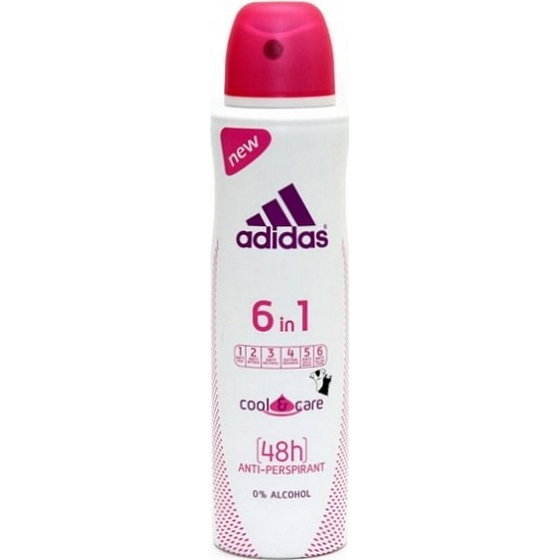 Adidas Cool & Care 48h 6in1 antiperspitant deodorant spray for women 150 ml