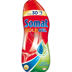 Somat Gold Gel Anti-Grease gel for automatic dishwashing 30 dishwashers 600 ml