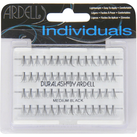 Ardell Duralash Naturals Medium Black artificial adhesive bunches black 56 pieces