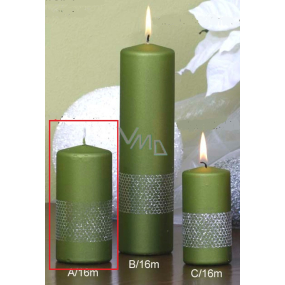 Lima Ribbon candle light green cylinder 60 x 120 mm 1 piece