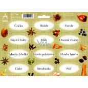 Arch Jute spice stickers color printing Lentils - the basis in the kitchen (legumes, flour, ...)