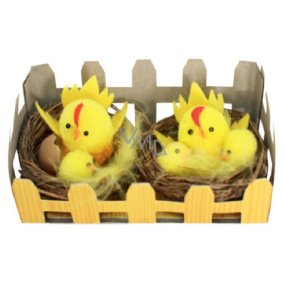 Chickens in a nest 6 cm in a box of 2 pieces