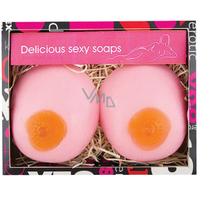 Bohemia Gifts Urban's sexy cosmetics Breasts handmade toilet soap in a box of 2 x 150 g