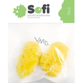 Sofi Face Natural sea sponge 5-6 cm 2 pieces