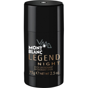 Montblanc Legend Night deodorant stick for men 75 g