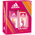 Adidas Fruity Rhythm perfumed deodorant glass 75 ml + deodorant spray 150 ml, cosmetic set