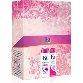 Fa NutriSkin Moisturising Acai Berry 250 ml shower gel + 150 ml spray deodorant for women