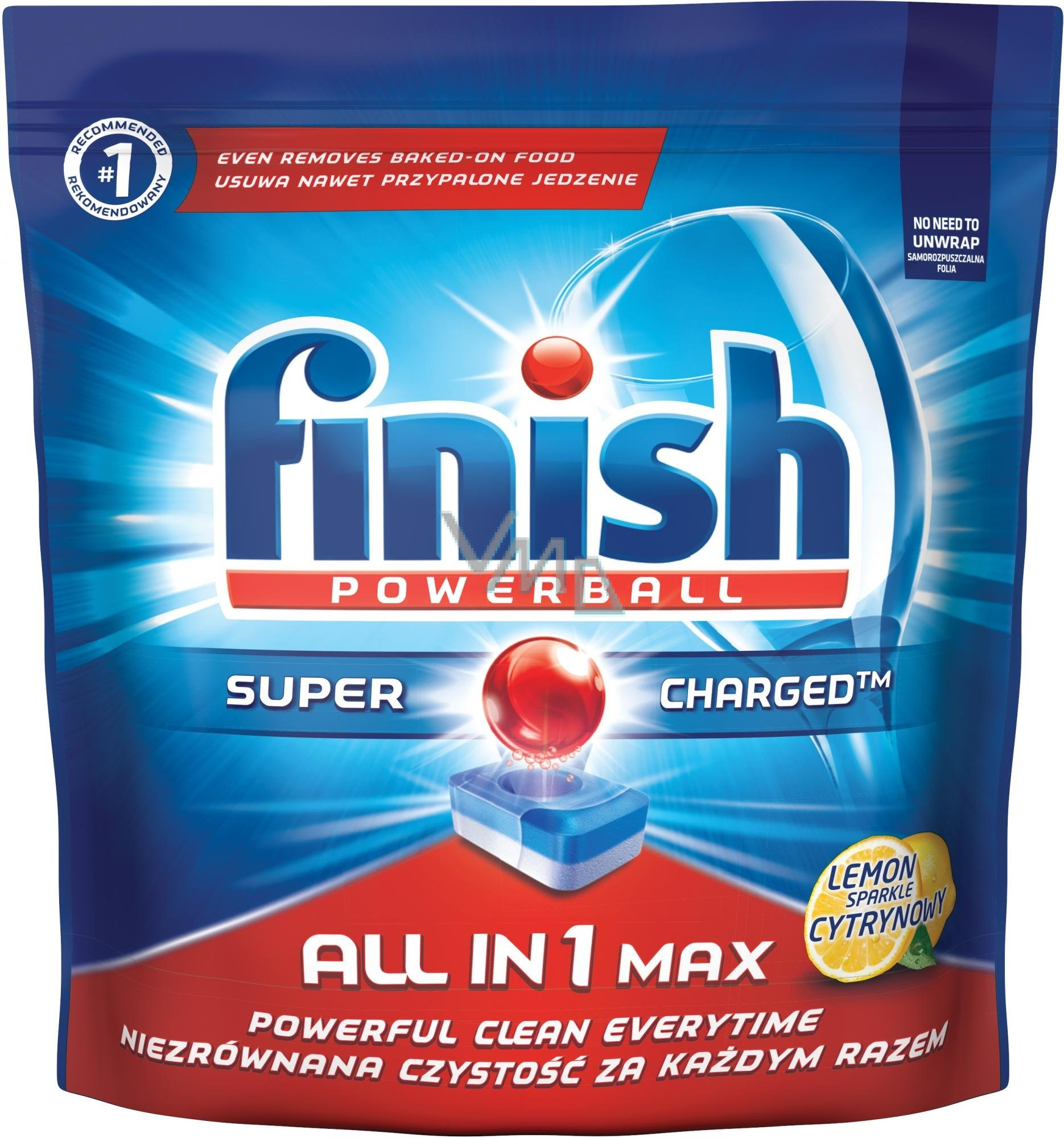 Finish All in 1 Max Lemon dishwasher tablets 60 pieces VMD parfumerie