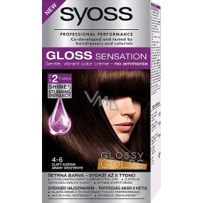 Syoss Gloss Sensation Gentle hair color without ammonia 4-6 Golden chestnut 115 ml