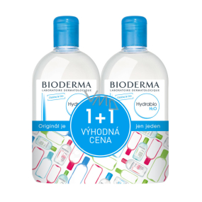 Bioderma Hydrabio H2O moisturizing micellar water 2 x 500 ml, duopack