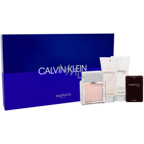 Calvin Klein Euphoria Men eau de toilette for men 100 ml + eau de toilette 20 ml + aftershave 100 ml + shower gel 100 ml, gift set