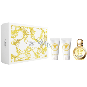Versace Eros pour Femme Eau de Toilette for Women 50 ml + shower gel 50 ml + body lotion 50 ml, gift set