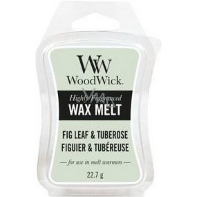 WoodWick Fig Leaf & Tuberose - Fig leaves and tuberose Artisan fragrant wax for aroma lamp 22.7 g