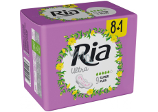 Ria Ultra Super Plus ultra thin sanitary pads with wings 9 pieces