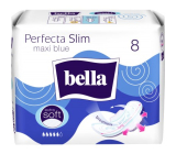 Bella Perfecta Slim Maxi Blue ultra-thin sanitary napkins with wings 8 pieces