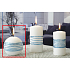 Lima Exclusive candle blue sphere 80 mm 1 piece