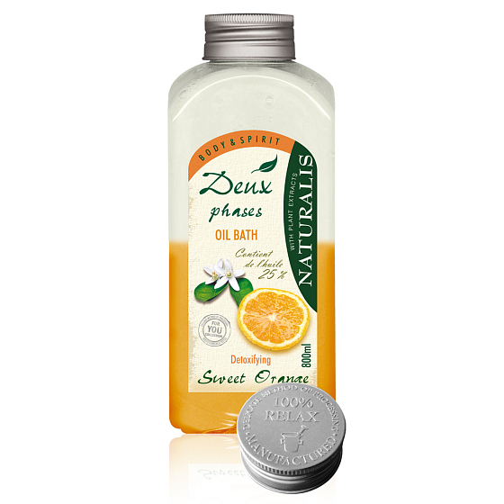 Naturalis Sweet Orange Two-component oil bath foam 800 ml