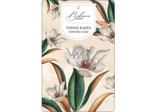 Bohemia Gifts Aromatic fragrance card White flowers delicate and pure fragrance 10,5 x 16 cm