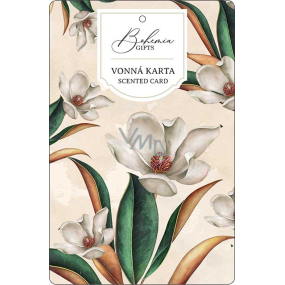 Bohemia Gifts Aromatic fragrance card White flowers delicate and pure fragrance 10,5 x 16 cm