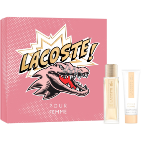 Lacoste pour Femme eau de parfum 50 ml + body lotion 100 ml, gift set for women