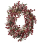 Emos Decorated Christmas wreath with lighting 38 cm, 20 LEDs, warm white